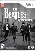 Carátula de la versión para la consola Wii de Nintendo del juego The Beatles Rockband